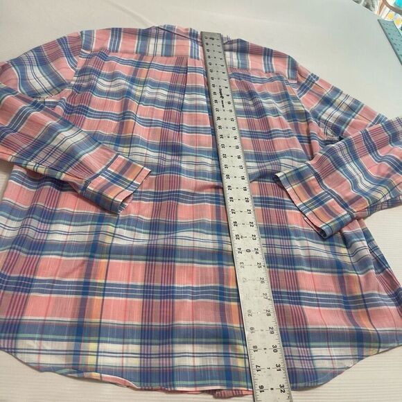 Vineyard Vines Classic Fit Plaid Button Up Tucker Shirt Size Large - Picture 8 of 8